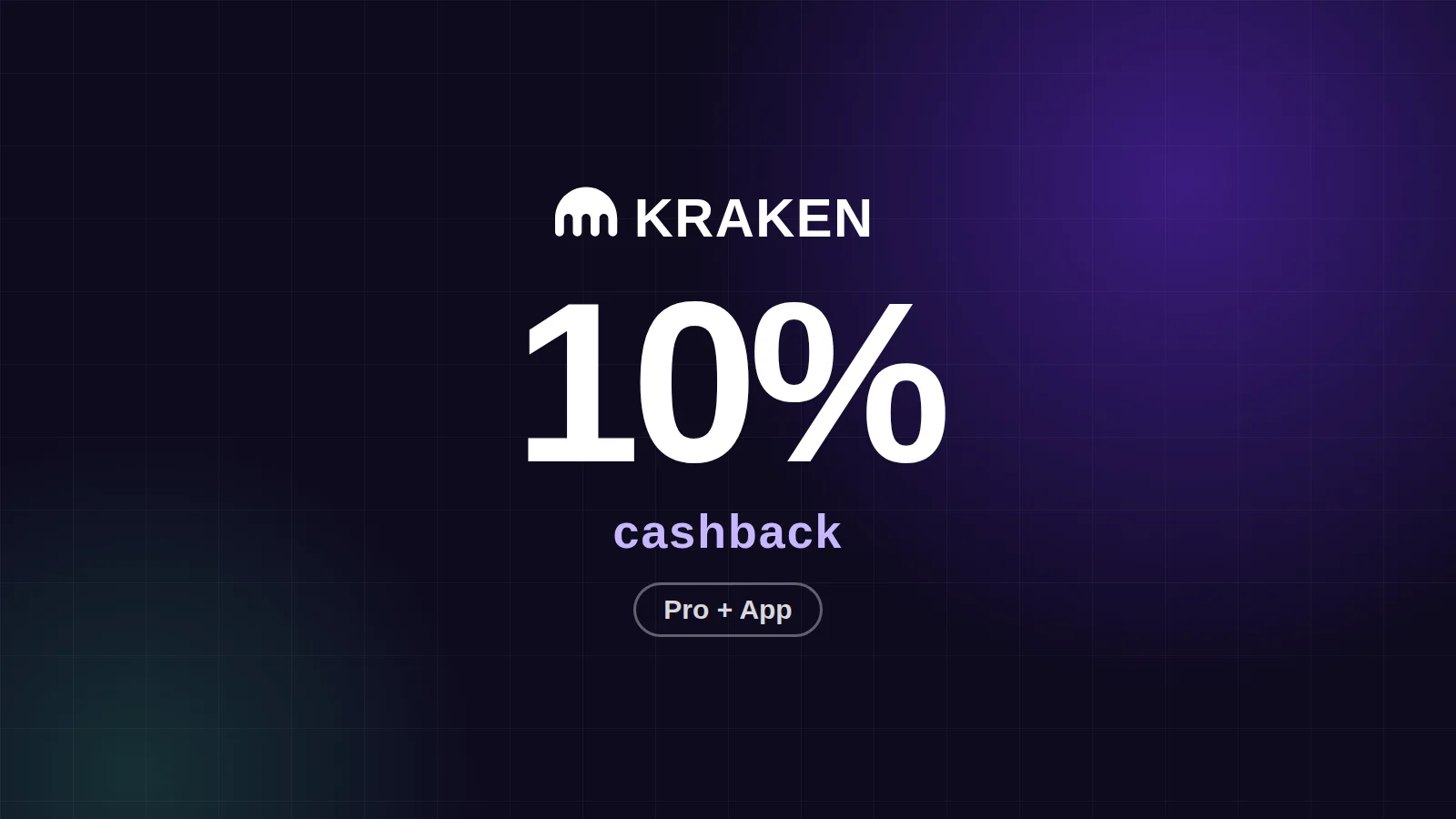 Imagem do artigo para: Cashback Kraken 2026: recebe de volta 10 % das tuas comissões