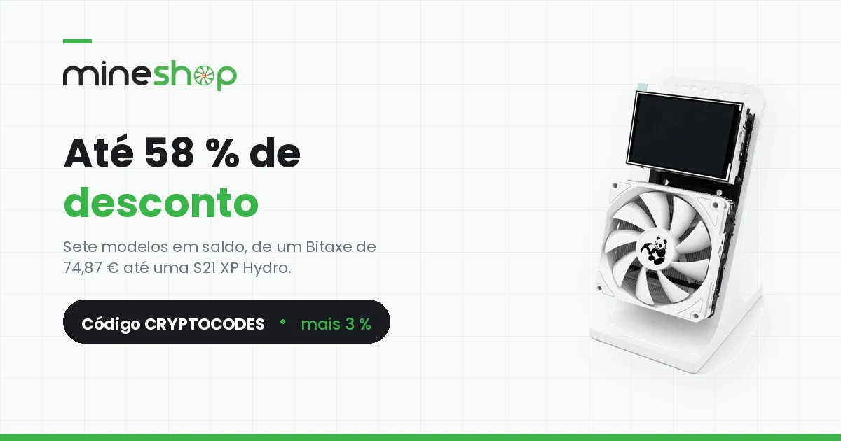 Imagem do artigo para: MineShop: desconto até 58 % em sete miners